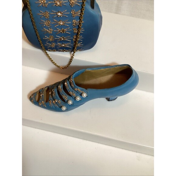 Nostalgia Handbag & Shoe Resin Mini Figurine 1999 Popular Imports Collectibles - Picture 4 of 13